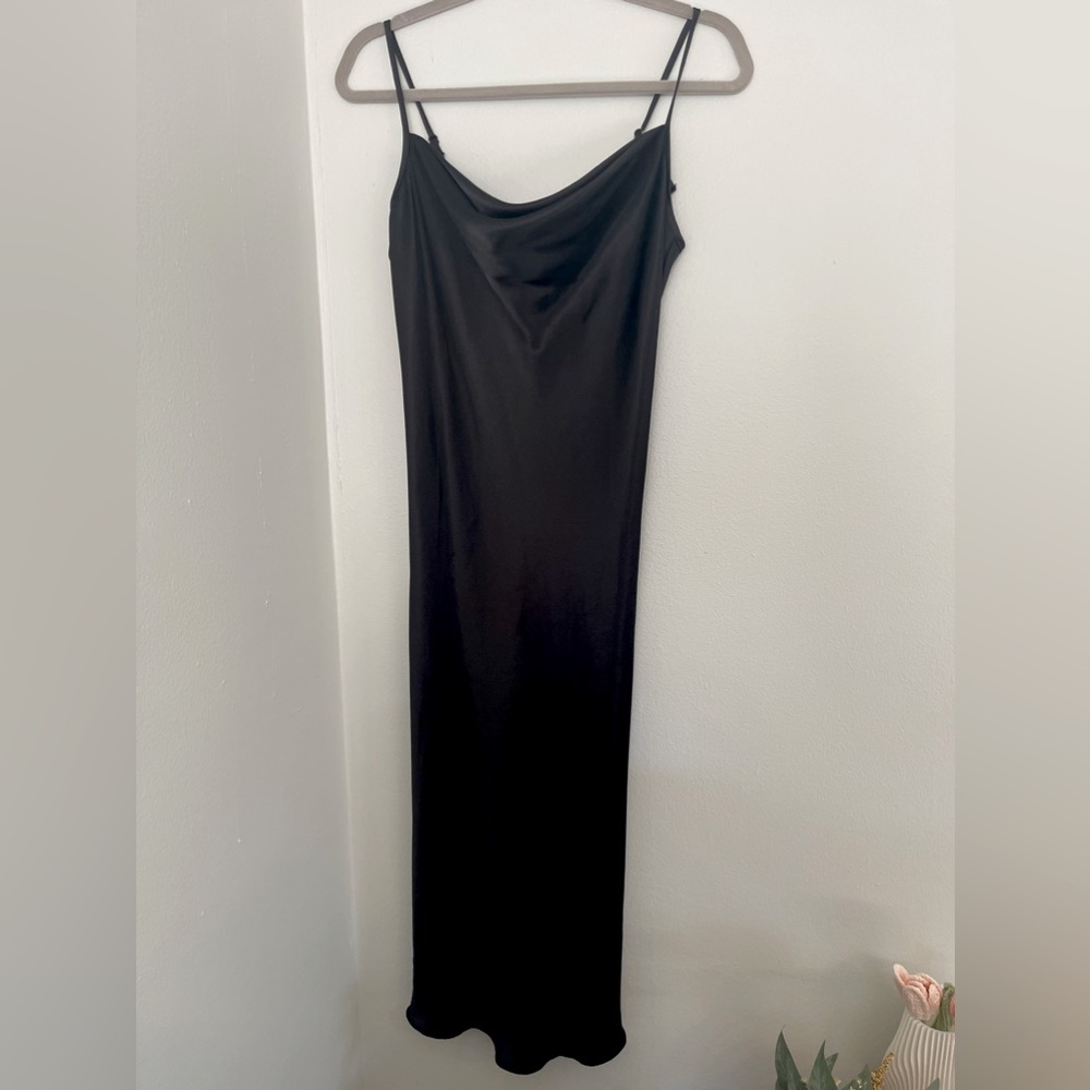 Bebe | Satin midi dress